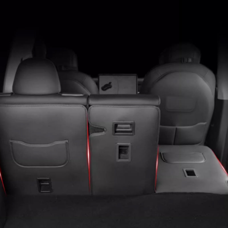 TAPTES® Trunk Seat Back Cushions for Tesla Model Y Model 3 2018-2024,Rear Seat Back Protector