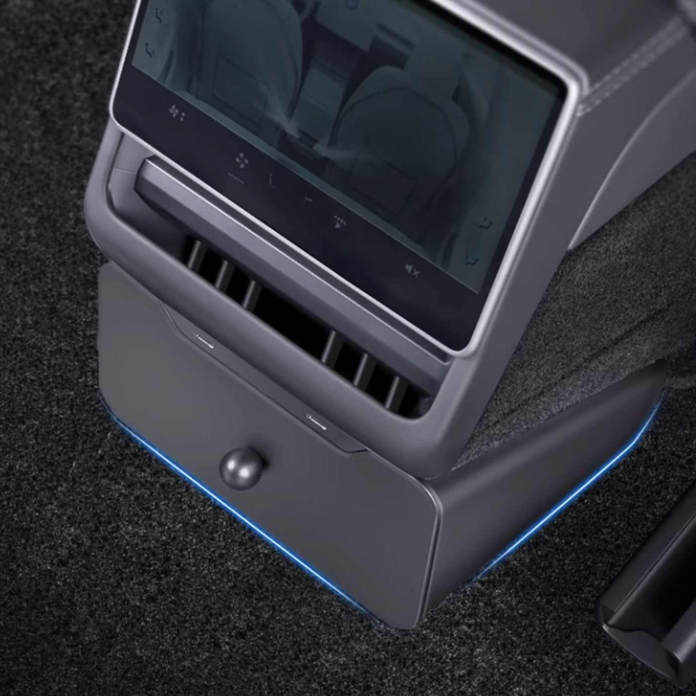 TAPTES® Rear Seat Trash Bin & Storage Box for Tesla Model 3 Highland 2024 2025