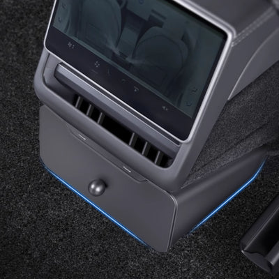 TAPTES® Rear Seat Trash Bin & Storage Box for Tesla Model 3 Highland 2024 2025