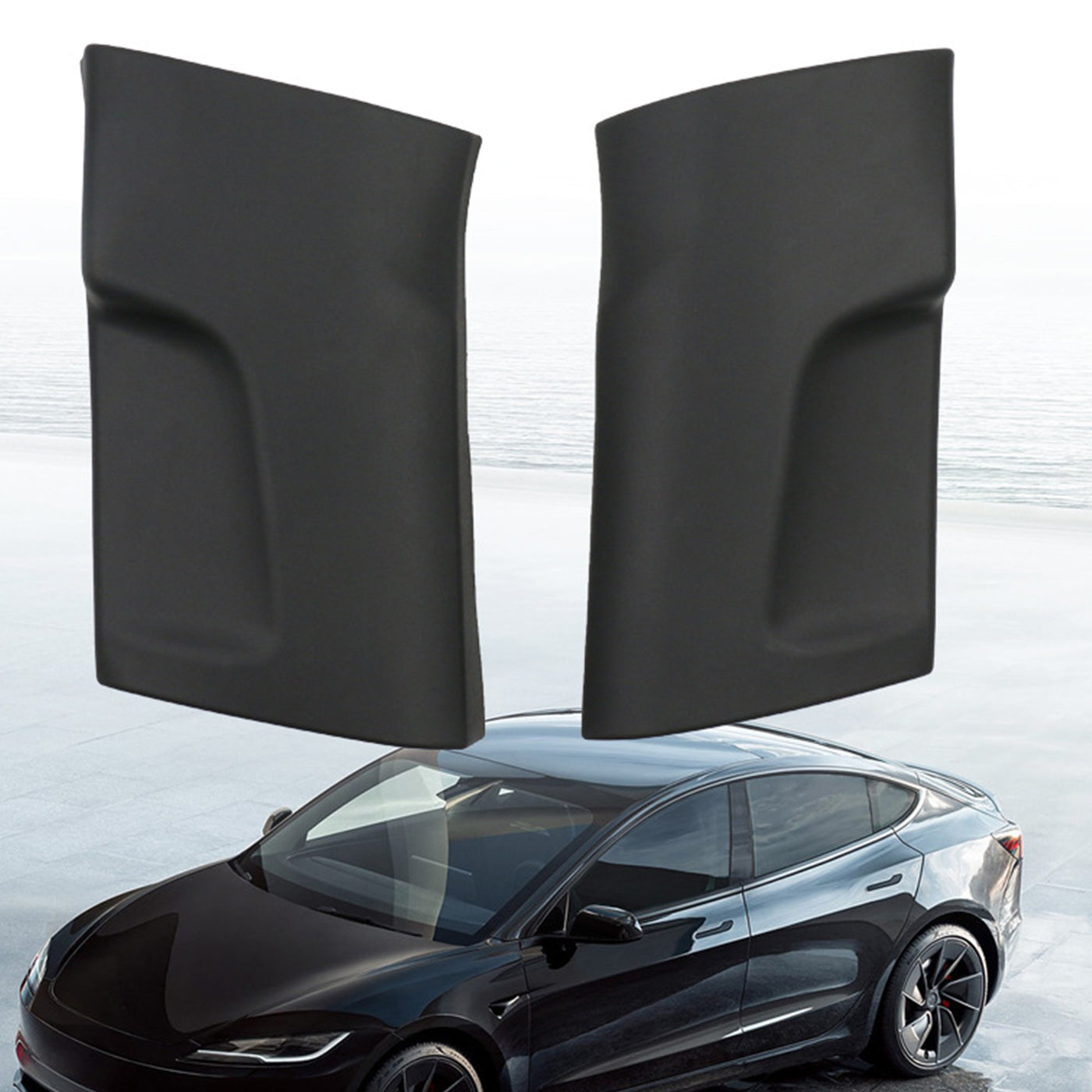 TAPTES® TPE Door Sill Protection Pad for Tesla Model 3 Highland 2024-2025，Set of 2