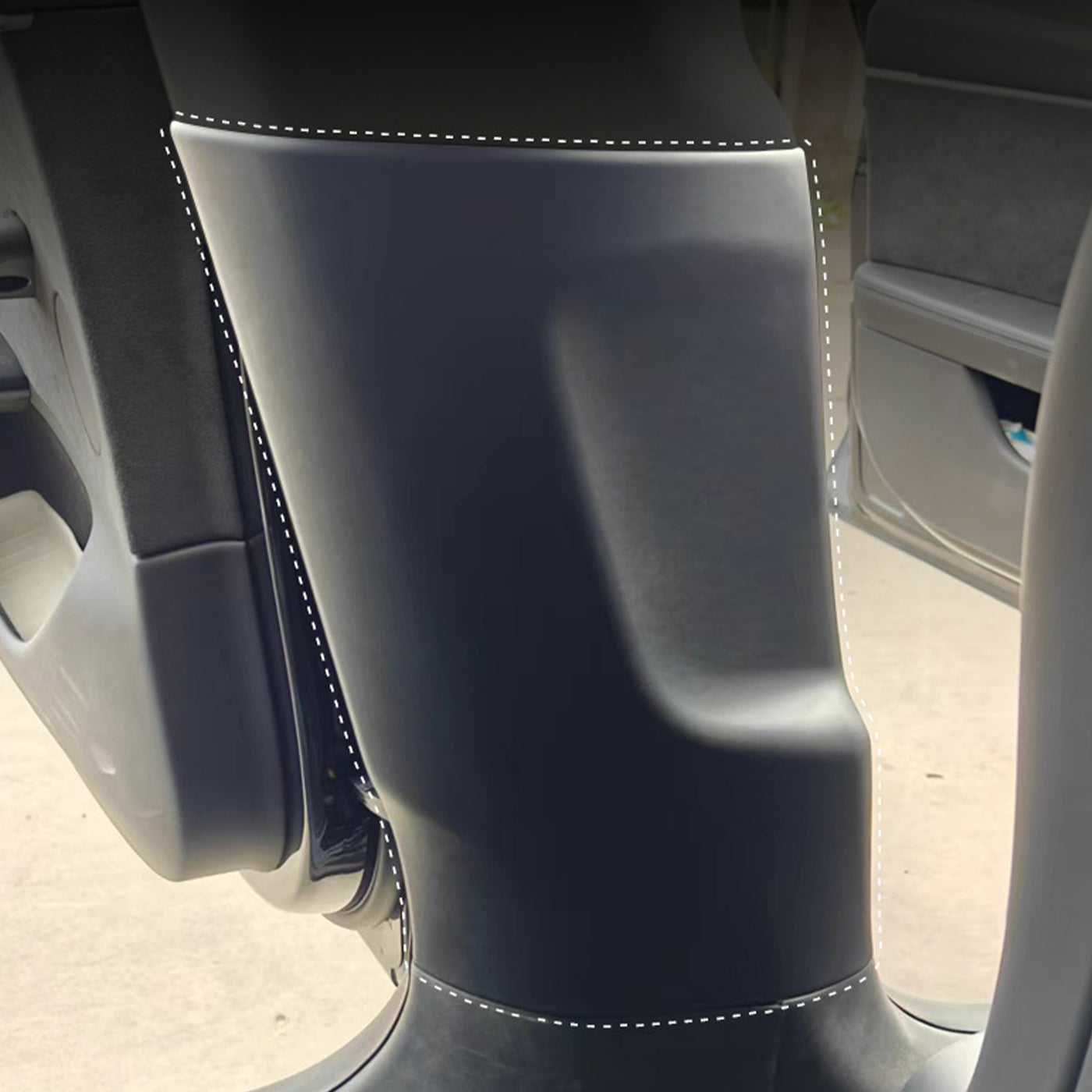 TAPTES® TPE Door Sill Protection Pad for Tesla Model 3 Highland 2024-2025，Set of 2