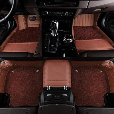 TAPTES® Leather Floor Mats for Tesla Model X, 2021-2023 2024 Tesla Model X Floor Mats