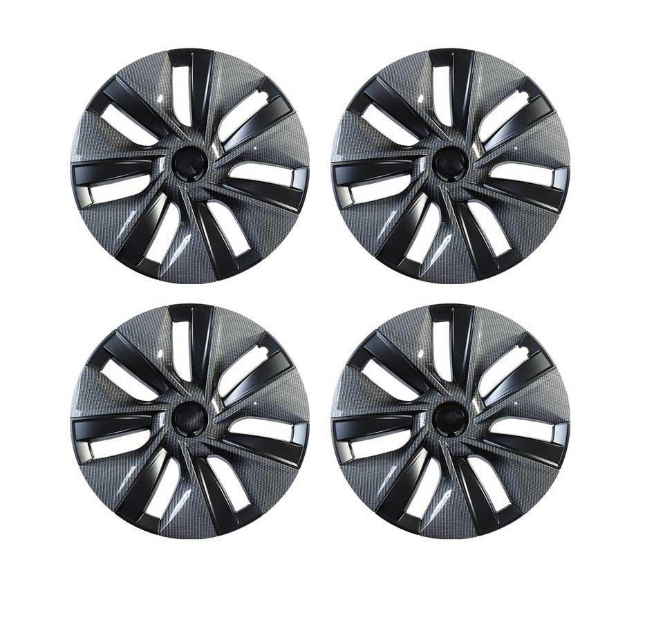 TAPTES® 19-Inch Gemini Wheel Cover Set for Tesla Model Y,  Wheel Hub Decoration Cover, Set of 4