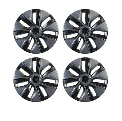 TAPTES® 19-Inch Gemini Wheel Cover Set for Tesla Model Y,  Wheel Hub Decoration Cover, Set of 4