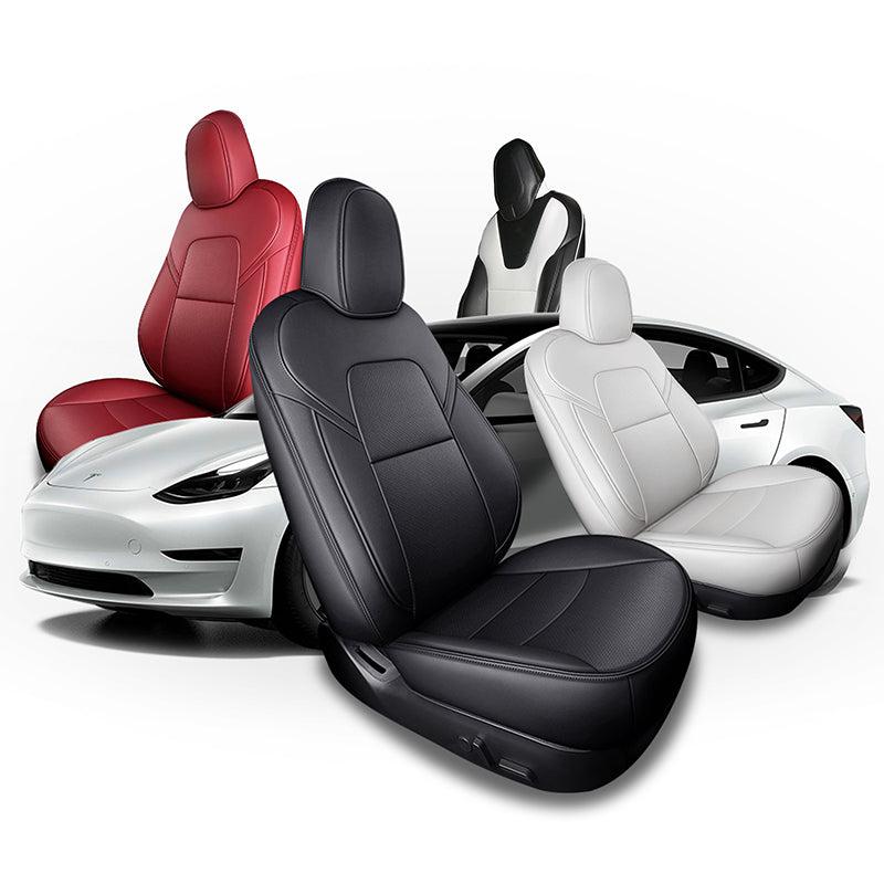 TAPTES® Custom Leather Seat Covers for Tesla Model 3, #1 Model 3 Seat Covers
