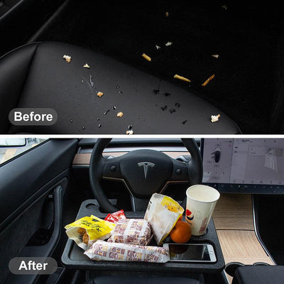 TAPTES Steering Wheel Tray Car Table Steering Wheel Desk for Tesla Model Y Model 3