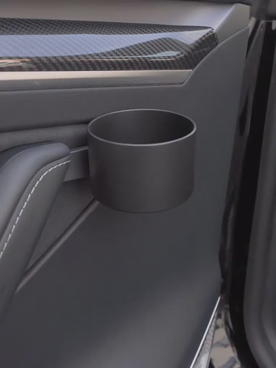 TAPTES® Tesla Door Cup Holder Storage Box Ashtray for Model 3 Model Y 2021-2023 2024