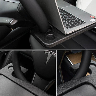 TAPTES Steering Wheel Tray Car Table Steering Wheel Desk for Tesla Model Y Model 3