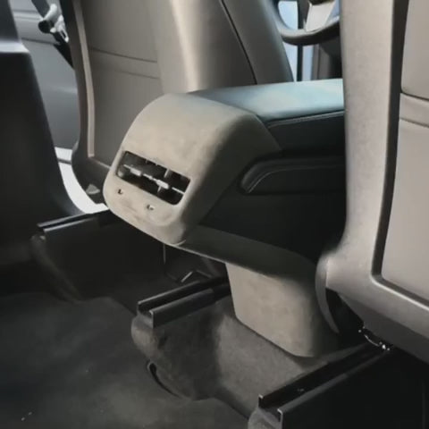 TAPTES® Rear Air Vent Cover for Tesla Model 3 Model Y, Alcantara Rear Air Vent Cover