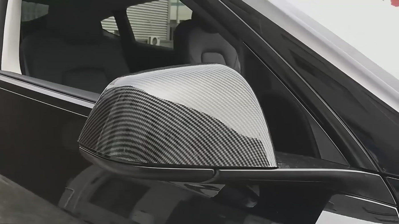 TAPTES Tesla Carbon Fiber Side Mirror Decorate Covers for Model Y
