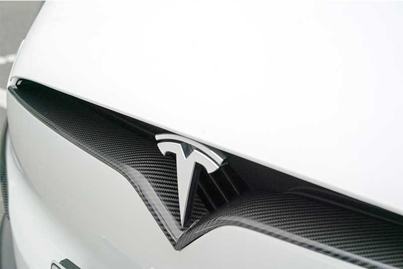 Carbon Fiber Front Center Grille for Model S