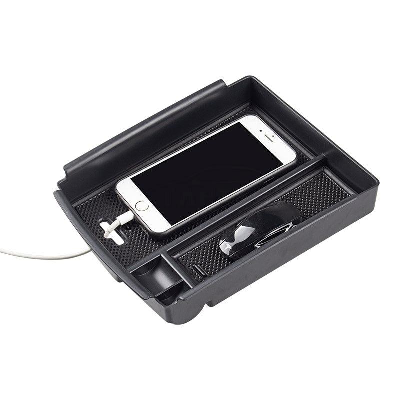 Center Console Storage Box with USB Hole for Model X - TAPTES