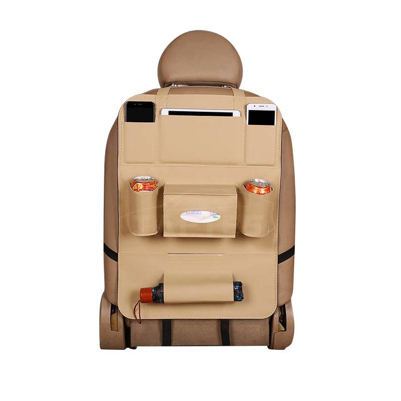 TAPTES Premium Leather Car Seat Back Organizer for Tesla Model S/3/X/Y –  TAPTES -1000+ Tesla Accessories