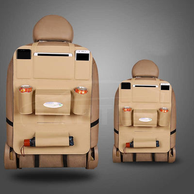 Collapsible Car Seat Back Organizer Storage Bag for Tesla Model X - TAPTES