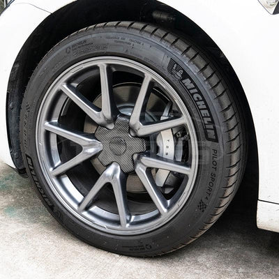 TAPTES Aero Wheel Center Cap Hubcaps for Tesla Model 3 ( Set of 4)