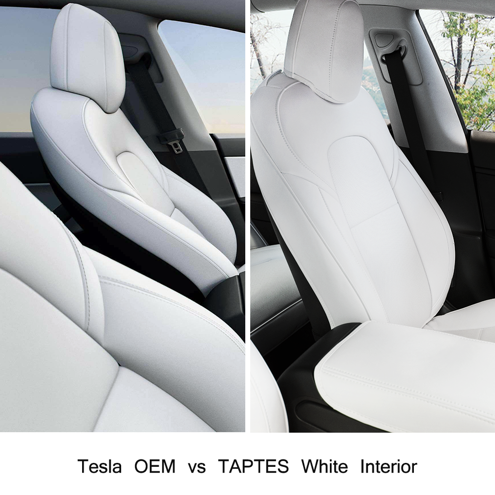 TAPTES Seat Covers for Model Y  5 Seater Rear Seats, Seat Covers for Model Y 2020 2021 2022 2023 2024