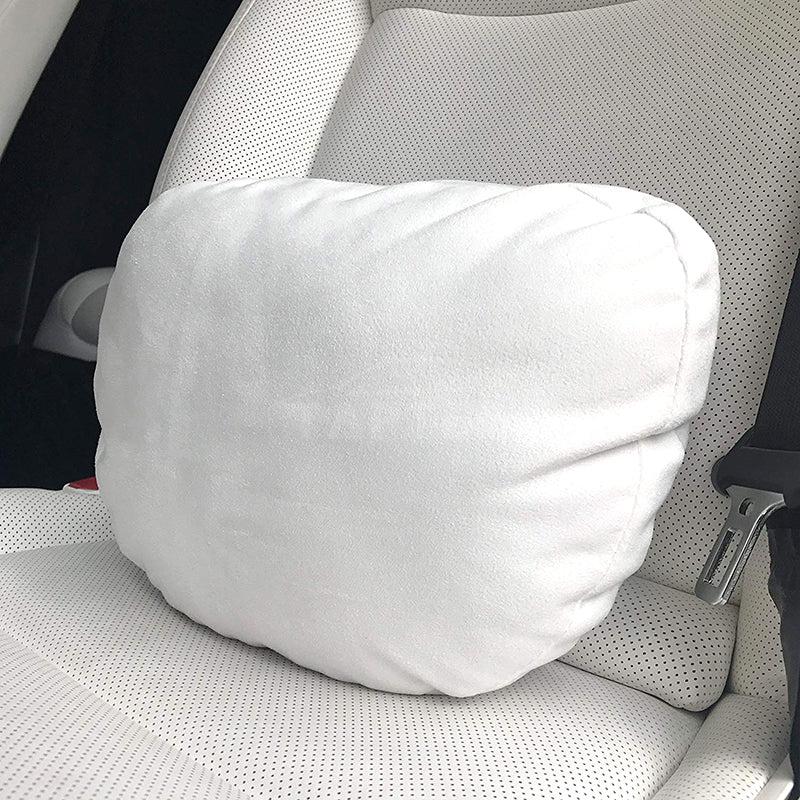 Car Seat Safety Headrest Pad Auto Logo Neck Pillow For Tesla Model