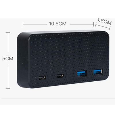 TAPTES USB Hub for 2021 Tesla Model 3/Y, Refresh Center Console USB Port Extension