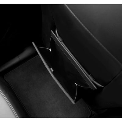 TAPTES Alcantara Foldable Seat Back Magnetic Garbage Bag for Tesla Model S/3/X/Y