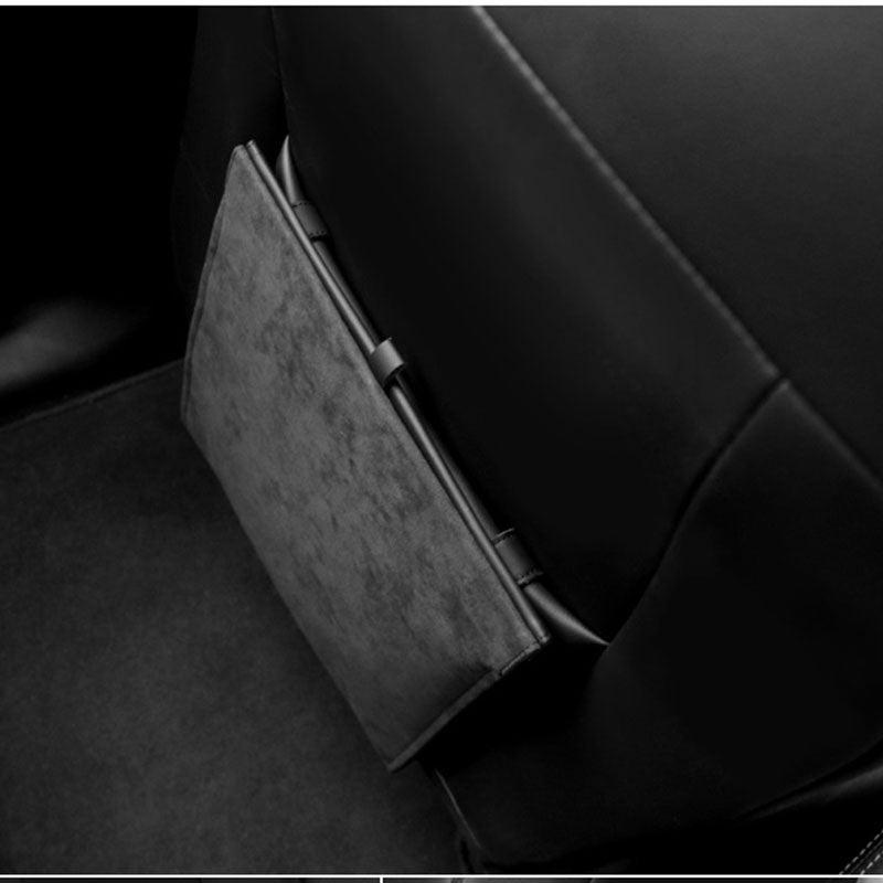 TAPTES Alcantara Foldable Seat Back Magnetic Garbage Bag for Tesla Model S/3/X/Y