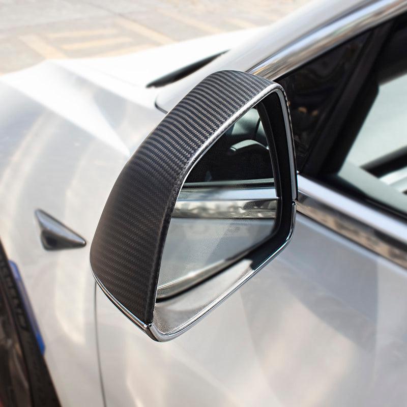 TAPTES Carbon Fiber Side Mirror Covers for Tesla Model 3 2017-2025