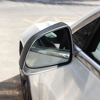 TAPTES Carbon Fiber Side Mirror Covers for Tesla Model 3 2017-2025