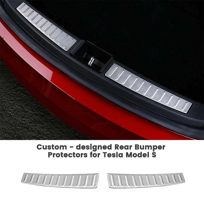 TAPTES Rear Bumper Protector for Tesla Model S