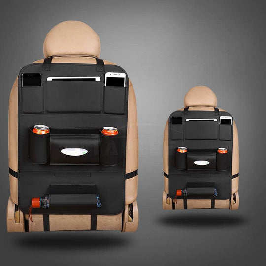 Backseat Car Organizer Leather Back Of Seat Car ... - Shein - View #11