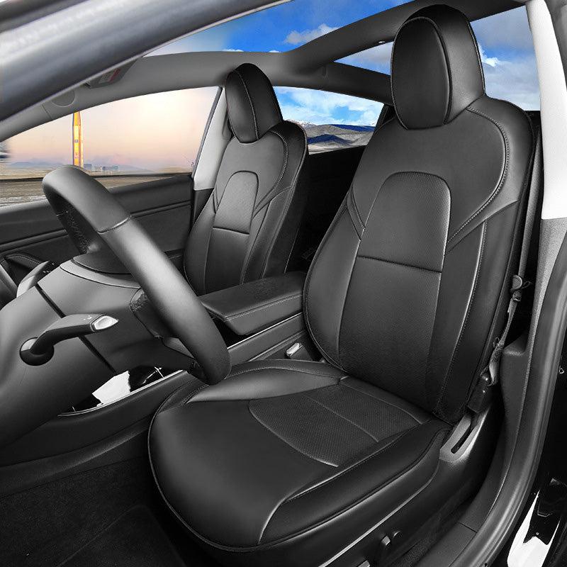 Tesla Model 3 Seat Covers, 2017-2023 Tesla Model 3 Leather Seat