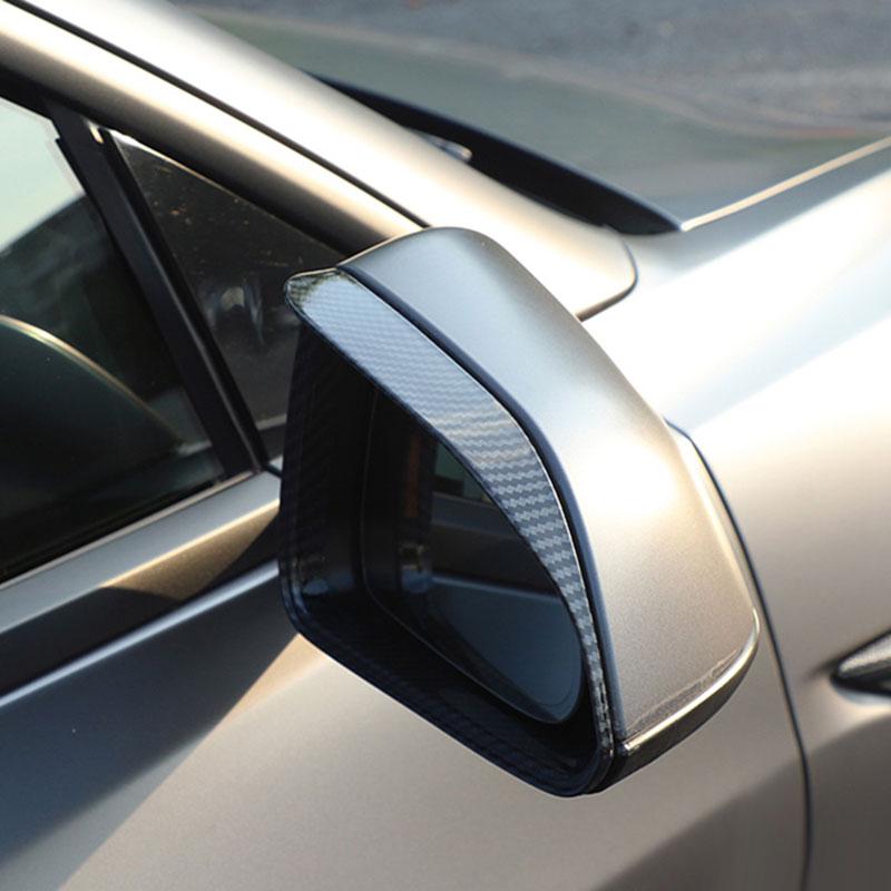 TAPTES® Side Mirror Rain Eyebrow Trim Covers for Tesla Model 3/Y 2018-2025, Set of 2