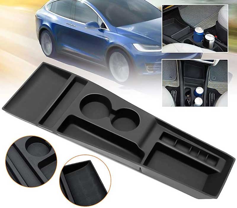 Silicone Center Console Cup Holder for Tesla Model S 2012-2016