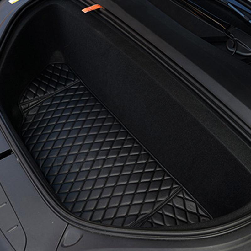 Front and Rear Trunk Mat and 2nd Row Seat Back Protector for Model X 5 Seater - TAPTES