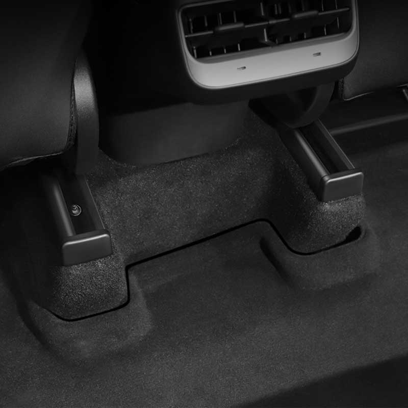 TAPTES Rear Seat Slide Anti Kick Soft Plug Protector for 2021 Tesla Model 3 / Y