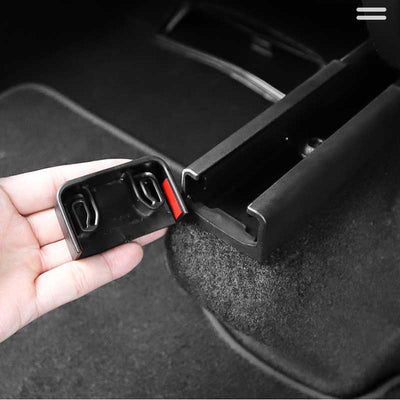 TAPTES 2021 Tesla Model 3 / Y Rear Seat Slide Anti Kick Soft Plug Protector