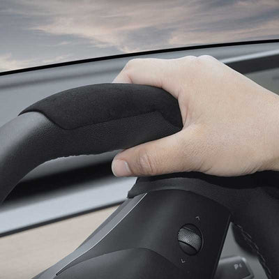 TAPTES® Alcantara Steering Wheel Cover for Tesla Model 3 Model Y
