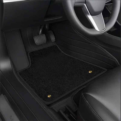 TAPTES Premium Leather Floor Mats Fully Covered by Double-Layer Floor Liner  for Model Y 2020-2023 2024