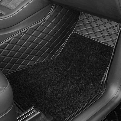 TAPTES Leather and Carpet Floor Mats for Tesla Model Y 5 Seaters