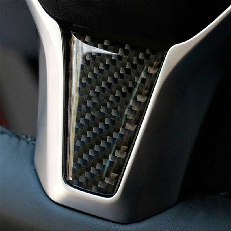 Carbon Fiber Steering Wheel Decoration Sticker for Model X