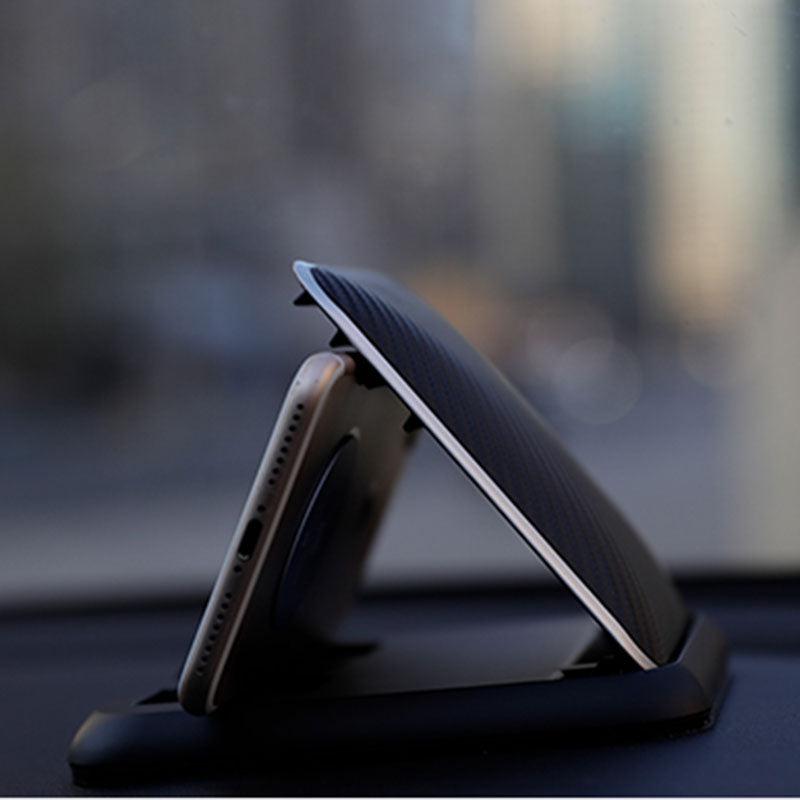 TAPTES® Cell Phone Mount for Tesla Model S/X/3/Y, Carbon Fiber Pattern Phone Holder