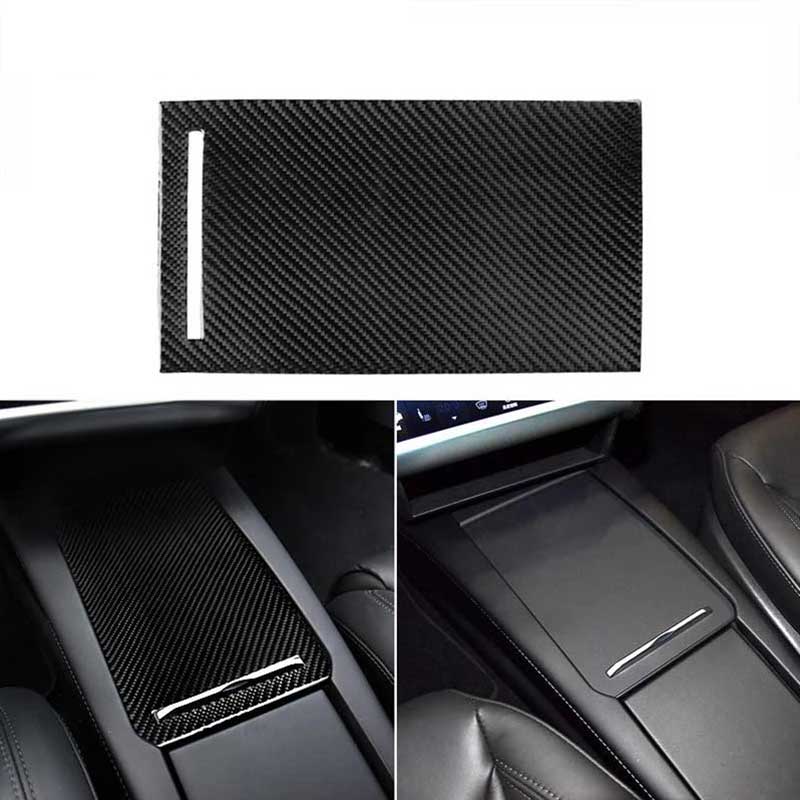 Center Console Cover / Cupholders Decoration Stickers for Model S