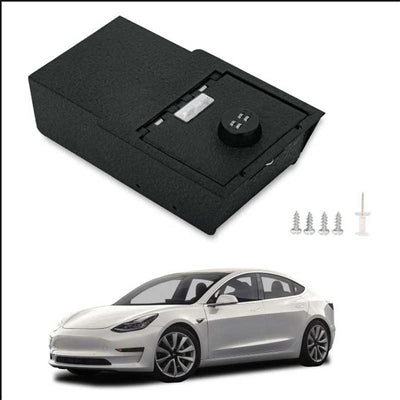 TAPTES Tesla Invisible Storage Organizer Center Console Safe Box for 2023 2022 2021 Model 3 Model Y