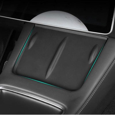 TAPTES® Center Console Wireless Charger Cover  for 2022 2021 Tesla Model 3 Model Y, Silicone Pad