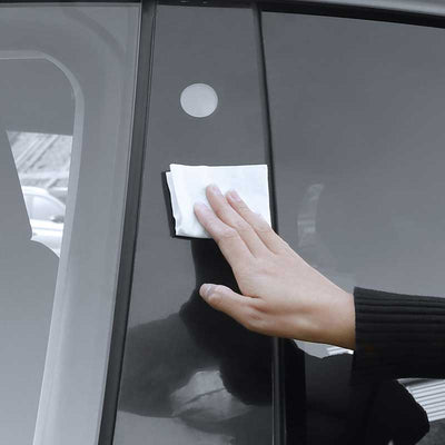 TAPTES Center Pillar Transparent Protector Films for Tesla Model 3