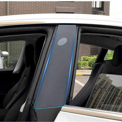 TAPTES Center Pillar Transparent Protector Films for Tesla Model 3
