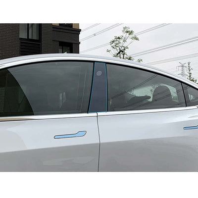 TAPTES Center Pillar Transparent Protector Films for Tesla Model 3