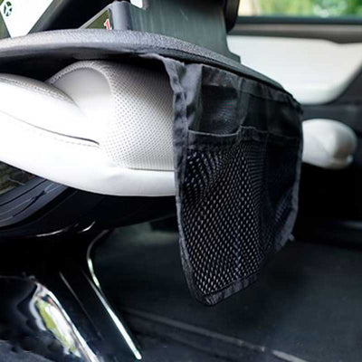 TAPTES Child Car Seat Protector with Organizer Pockets for Tesla Model S 3 X Y