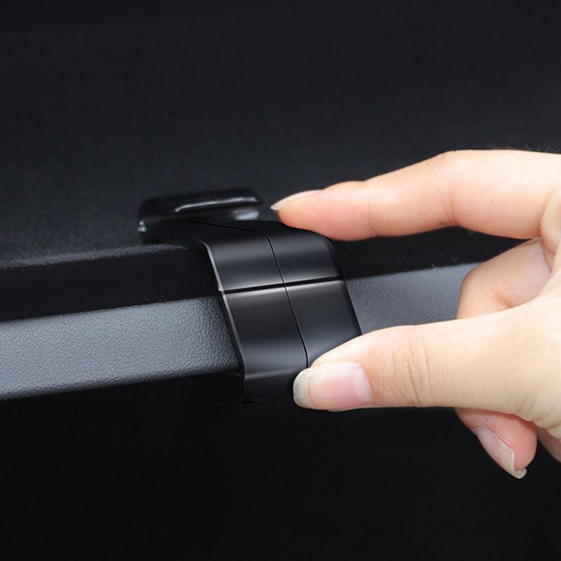 TAPTES® Co-Pilot Glove Box Hook for Tesla Model 3/Y, Hanger Clip, Set of 2