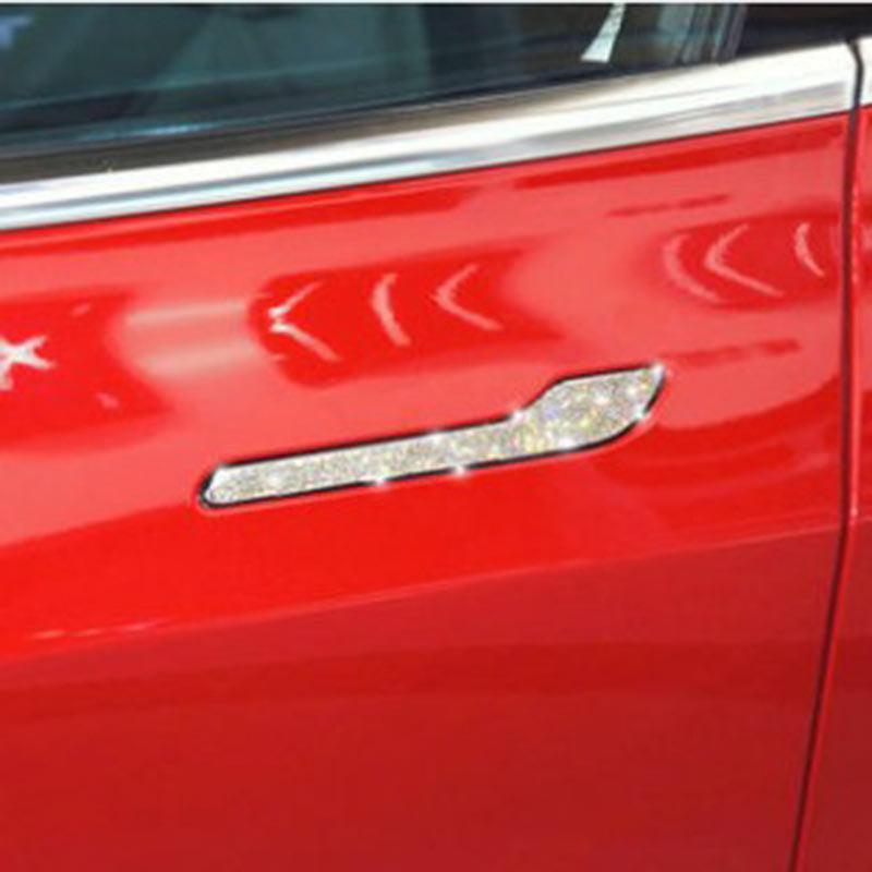 TAPTES Door Handle Decals Stickers for Tesla Model S/3/X / Y, Set of 4
