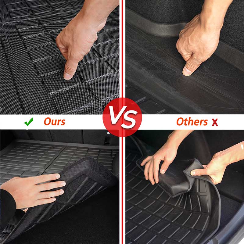 TAPTES Floor Mats for Right-Hand Drive Tesla Model 3 2021-2023