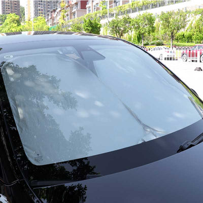 TAPTES Front Window Sunshade for 2020-2025 Tesla Model Y,UV / Heat Insulation Protective